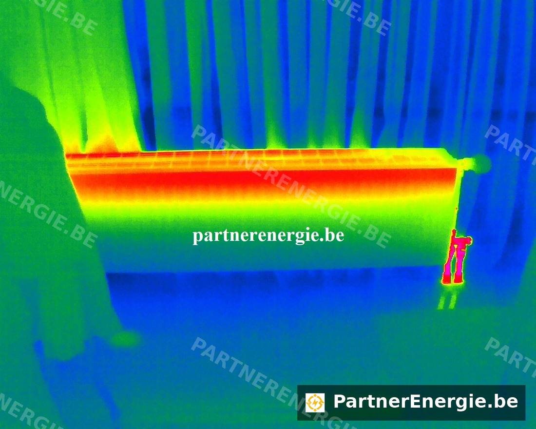 Comparaison thermique et visuelle radiateur — Partner Energie