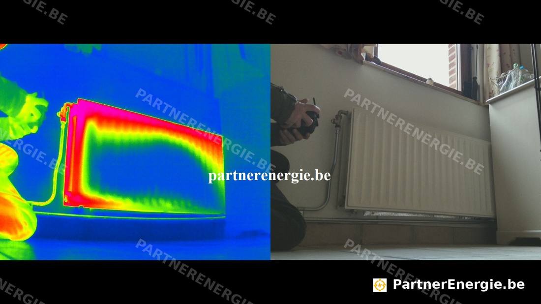 Contrôle thermique tuyauterie et radiateur — Partner Energie