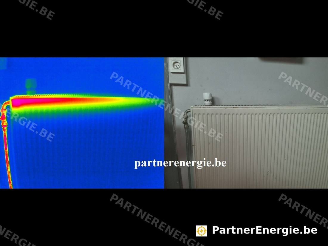 Radiateur avec vanne thermostatique, diagnostic — Partner Energie