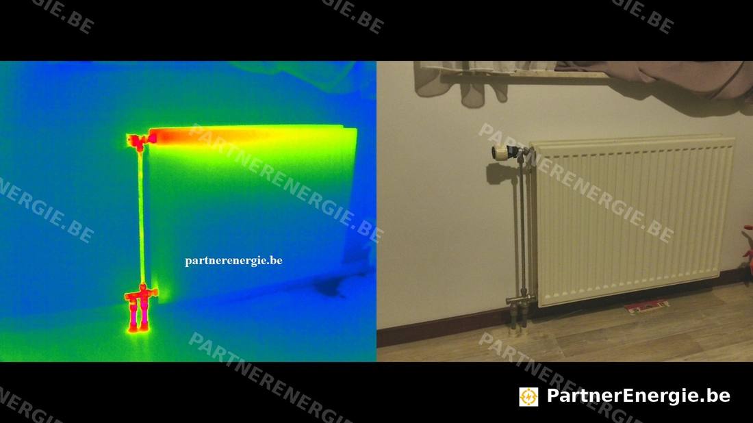 Radiateur chambre, contrôle thermique — Partner Energie