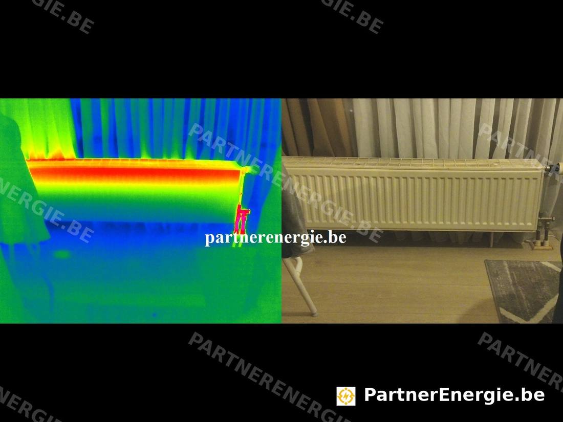 Diagnostic thermique radiateur — vue finale Partner Energie