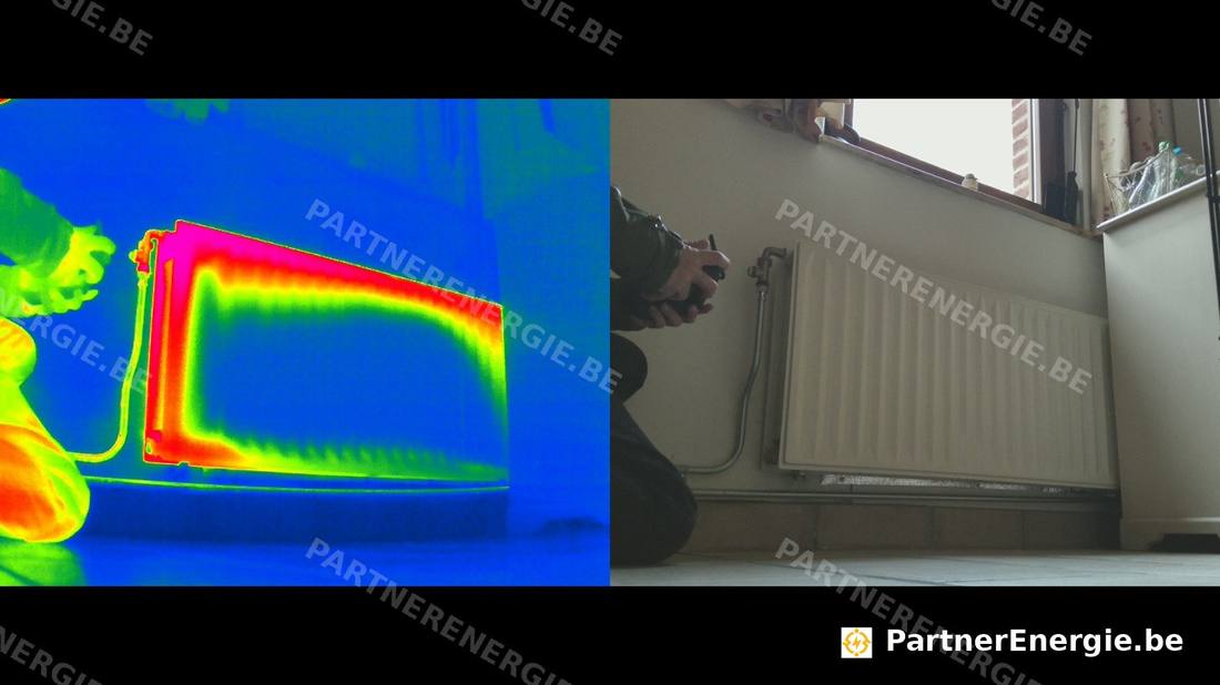Contrôle à la caméra thermique pendant un désembouage