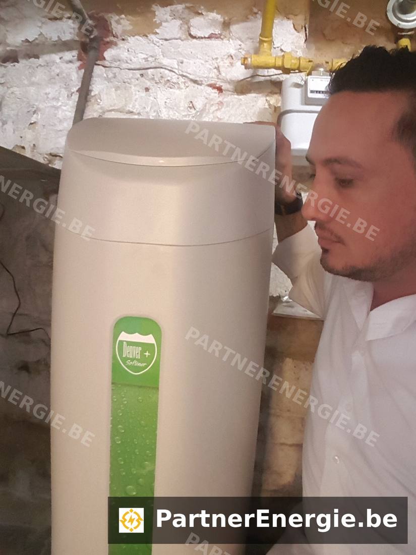 Adoucisseur en place avec raccordement complet — Partner Energie
