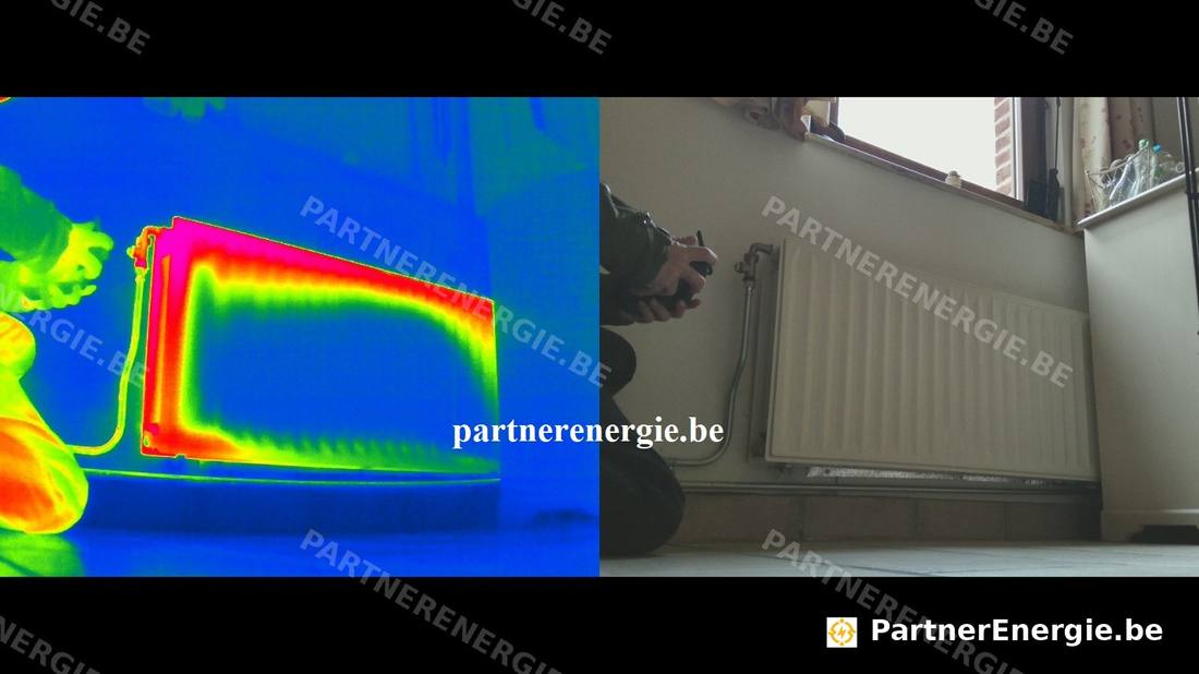 Diagnostic thermique d'un radiateur avant intervention