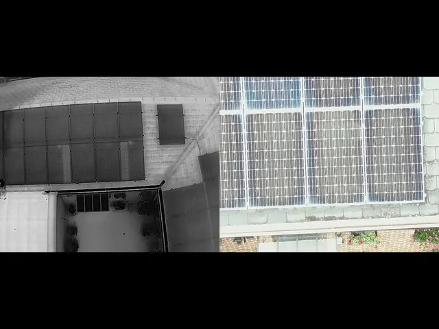 Comparaison d'un certificat PEB papier et d'une image thermique de maison sur une table